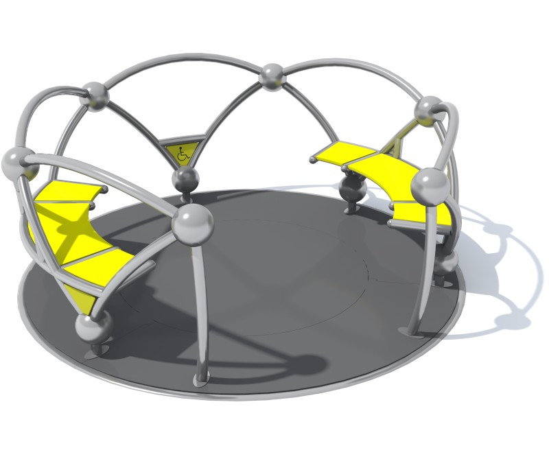 Plac zabaw Karuzela integracyjna Atomic PLAY-PARK