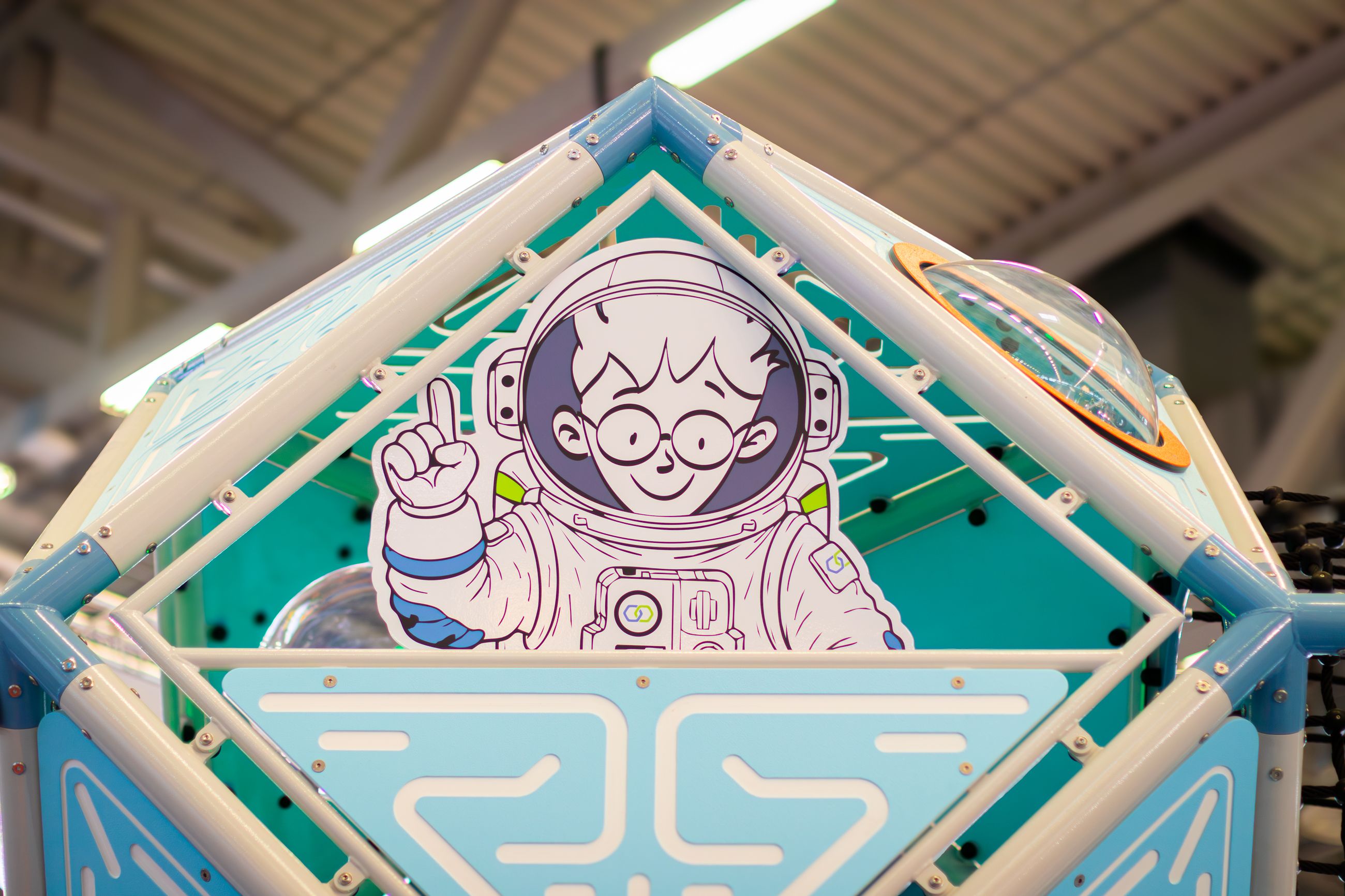 Close up of SFERO playground activities and modular design
