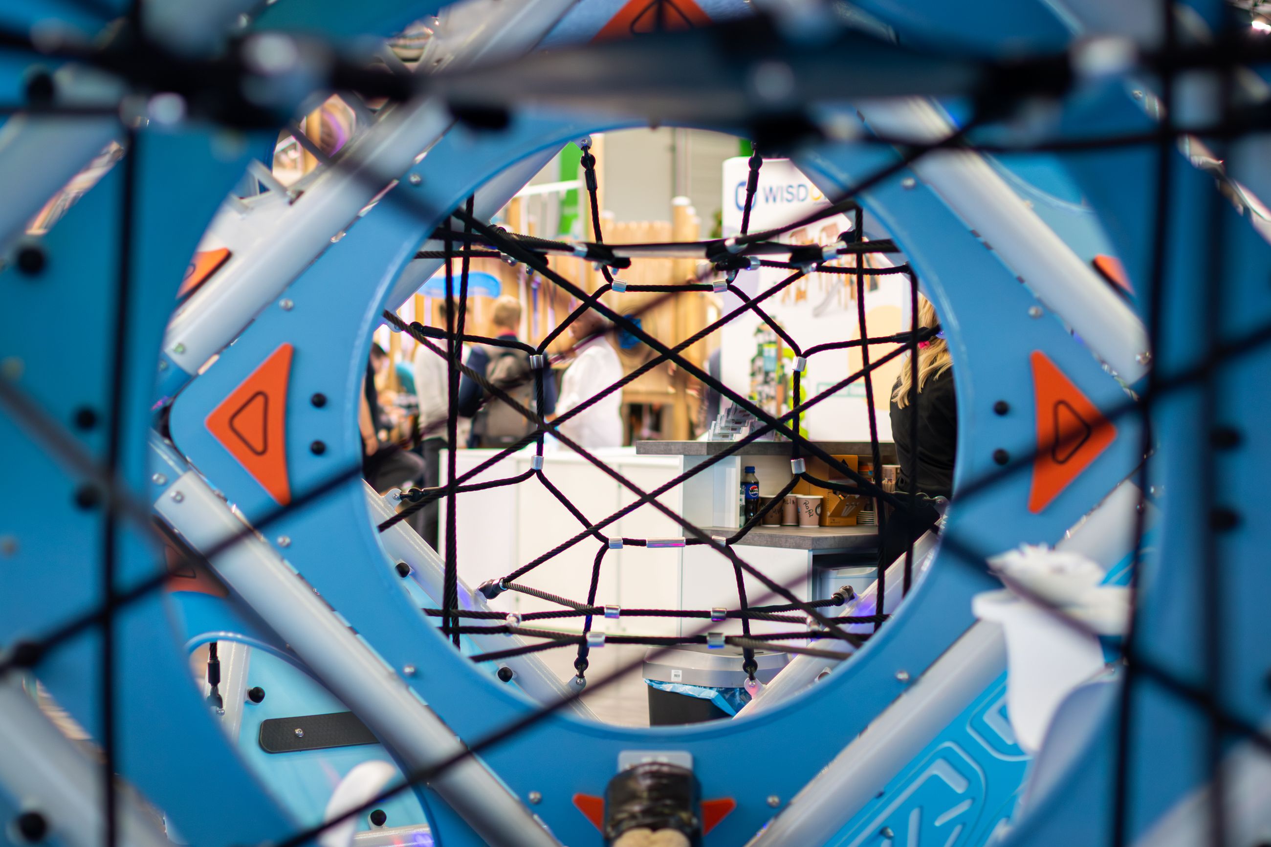 Inter Play playground manufacturer booth atmosphere